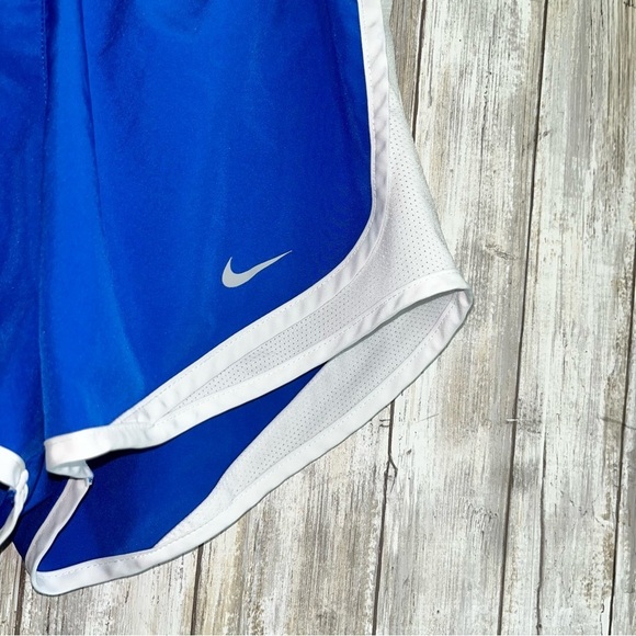 Nike Blue & White Tempo Shorts - Picture 4 of 6
